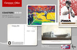 Carmen Ohio Series Coasters - Set of 9 - Vintage Postcard Designs