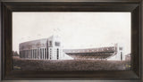 Ohio's Praise Framed Fine Art - Espresso Walnut Wood Frame - Ohio Stadium