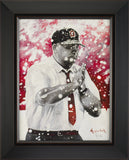 Seasons Pass Framed Fine Art - Black Wood Frame with Red Accents - Woody Hayes